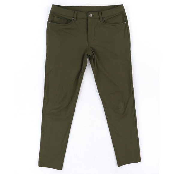 lululemon athletica Other - Lululemon ABC Pant Slim *Warpstreme Men's 32x30 Green Comfort Stretch M5704S